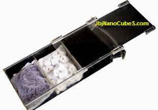 carbon, ceramic rings, and sponge media spot