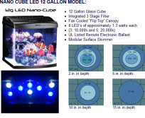 LED TANK SIZE: 12 Gal ALL LED