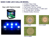 LED TANK SIZE: 6 G ALL LED