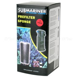 JBJ 5W UV Submariner - Replacement 3pk Sponges (Filter Media)